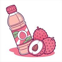 Lychee Whimsy Drinks That Spark Joy vector