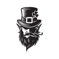 Leprechaun in a Teacup vector