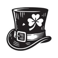 Mischievous Leprechaun Hat vector