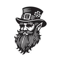 Leprechaun with a Cane vector