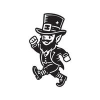 Leprechaun with Shamrock vector