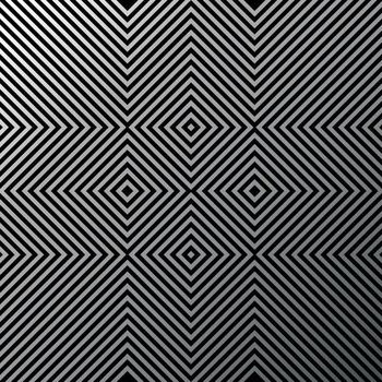 en forma de diamante mínimo modelo con limpiar líneas en negro y blanco, moderno y sencillo vector