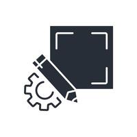 prototyping icon. .Editable stroke.linear style sign for use web design,logo.Symbol illustration. vector