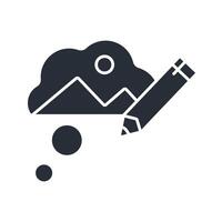 imagine icon. .Editable stroke.linear style sign for use web design,logo.Symbol illustration. vector