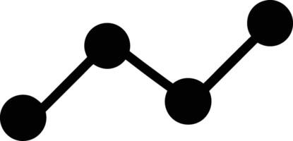 Network Graph Nodes Connections Chart Data Points Trend Analysis vector