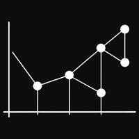 Network Graph Visualization Nodes, Edges, Data Points, Trend Analysis vector