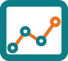 Simple Data Graph Chart Business Analytics, Growth, Progress, Trends, Statistics vector