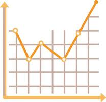 Financial Growth Chart Business Trend, Data Analysis, Market Progress vector