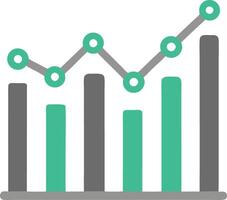 Data Analysis Chart Growth, Trends, Statistics, Business, Progress, Visual, Metrics, Report, Perform vector