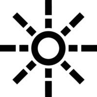 Abstract Sunburst Design Geometric Rays, Black, White, Circular vector
