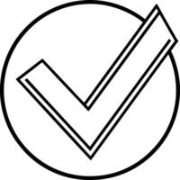Bold Checkmark Icon Approval, Confirmation, Validation, Acceptance, Agreement, Success, Completion, vector