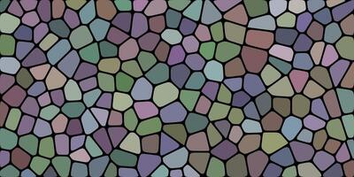 A seamless pattern of irregularly shaped, multicolored stone tiles. The tiles are arranged in a random pattern, creating a visually interesting and textured background. vector