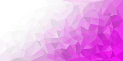 An abstract geometric composition with pink and white triangular patterns, transitioning smoothly for a soft and elegant visual effect, exuding warmth and sophistication. vector