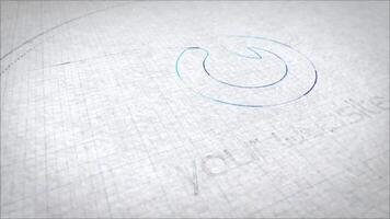 Blueprint Architect Logo Reveals motion_graphic