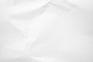 White Paper Texture background. Crumpled white paper abstract shape background with space paper for text photo