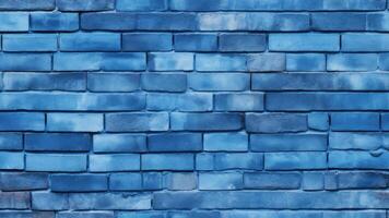 blue brick wall. The background is made of a stone wall. seamless pattern photo