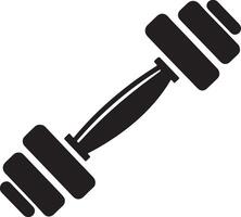 Dumbbell icon on white background vector