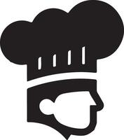 A chef hat icon on a white background vector