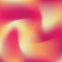 Abstract background with pink and yellow swirls vector