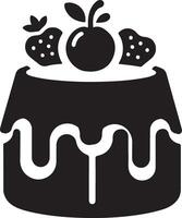 Cake icon illustration vector