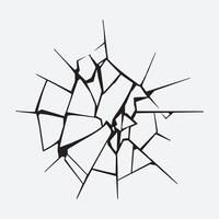 Surface with a broken glass-like texture, Creative Designs and Distressed Effects vector