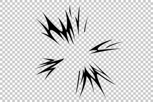 flash in the shape of movement after an explosion effect, mango style moving flash graphic vector
