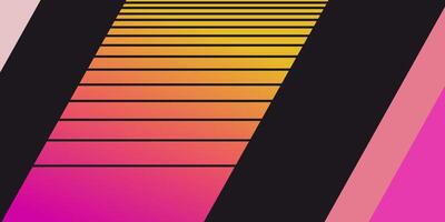 A colorful background with a black and pink background vector