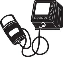 blood pressure machine vector