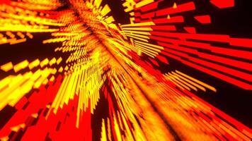 Red and Orange Dramatic Dynamic Abstract Background Vj Loop I 4K video