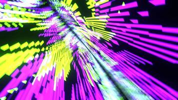 Light Green and Purple Dramatic Dynamic Abstract Background Vj Loop I 4K video