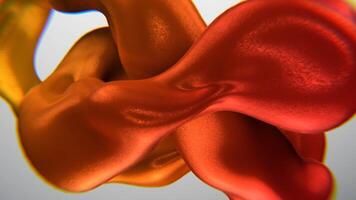Red and Orange Torus Knot Abstract Background Vj Loop I 4K video