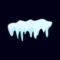 Snowcap illustration isolated background. vector
