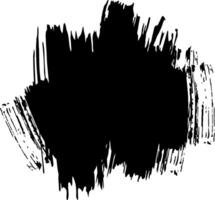 Large black brush stroke creating a textured backdrop, offering ample copy space for design elements, overlays, and artistic compositions in various creative projects vector