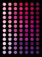 Delicate color palette vector