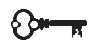 Artistic Key Icon Clean Illustration for Creative Use vector
