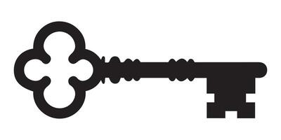 Minimalist Key Image Stylish Design for Graphic Work vector