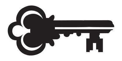 Vintage Key Symbol Simple Design for Creative Use vector