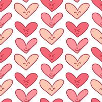 illustration features a whimsical pattern of hand-drawn hearts, showcasing romantic doodles and playful scribbles. for Valentines Day, it embodies love and charm in a unique artistic style. vector