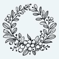 Laurel Motif, A wreath with a green leaves and a symbol for the winner of the contest. A wreath with the words olives on it vector