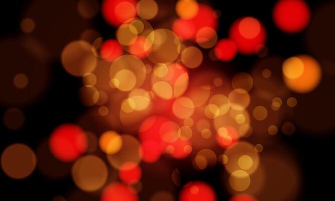 light bokeh pattern bright background. Radial soft rays with blur colorful bubbles. magical blur light.