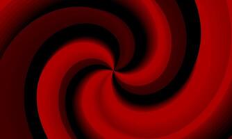 abstract red spiral. Swirling radial pattern dark red background. vector