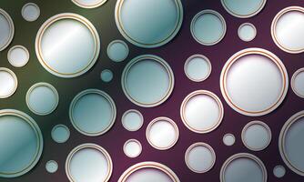 seamless pattern with circles. retro background with blank space. vector