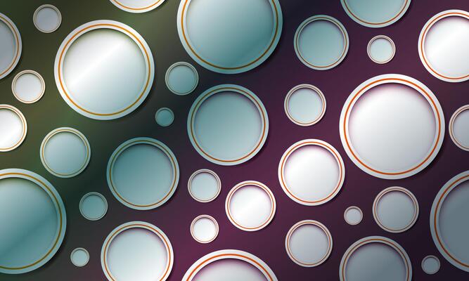 seamless pattern with circles. retro background with blank space.