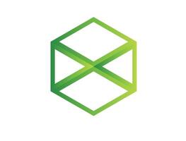 Abstract hexagon and polygon logo illustration in trendy and minimal style isolated on background. various unique logo for company. vector