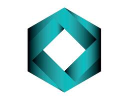 various unique logo for company. Abstract hexagon and polygon logo illustration in trendy and minimal style isolated on background. Hexagon logo vector