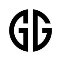 Monogram Letter GG Symbol Logo. Its powerful and versatile symbol is suitable for business vector