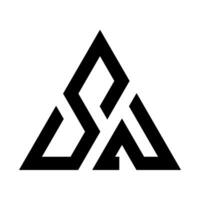 SZ logo design. with a monogram style, suitable for use as a business initial symbol vector