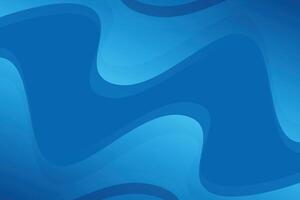 abstract blue wave template background vector