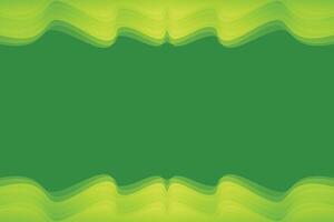 abstract green fluid wave background vector