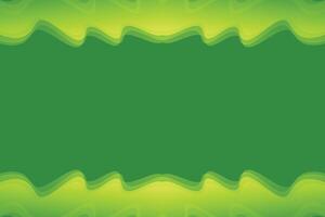 green fluid wave template background vector